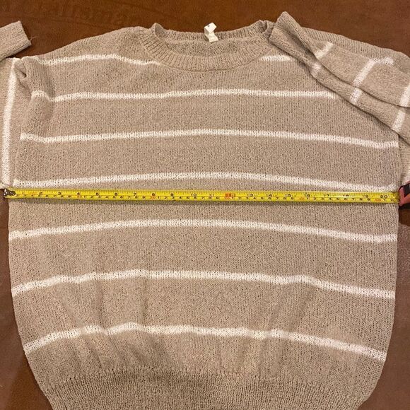 Shop Impressions Women’s Lightweight Striped Sweater Size Small Medium NWOT - Picture 6 of 8